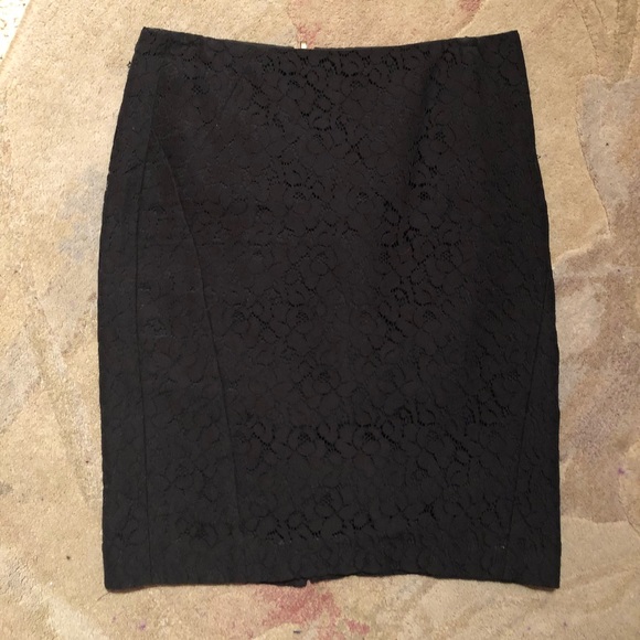 The Limited Dresses & Skirts - The limited size 2 black lace pencil skirt!!